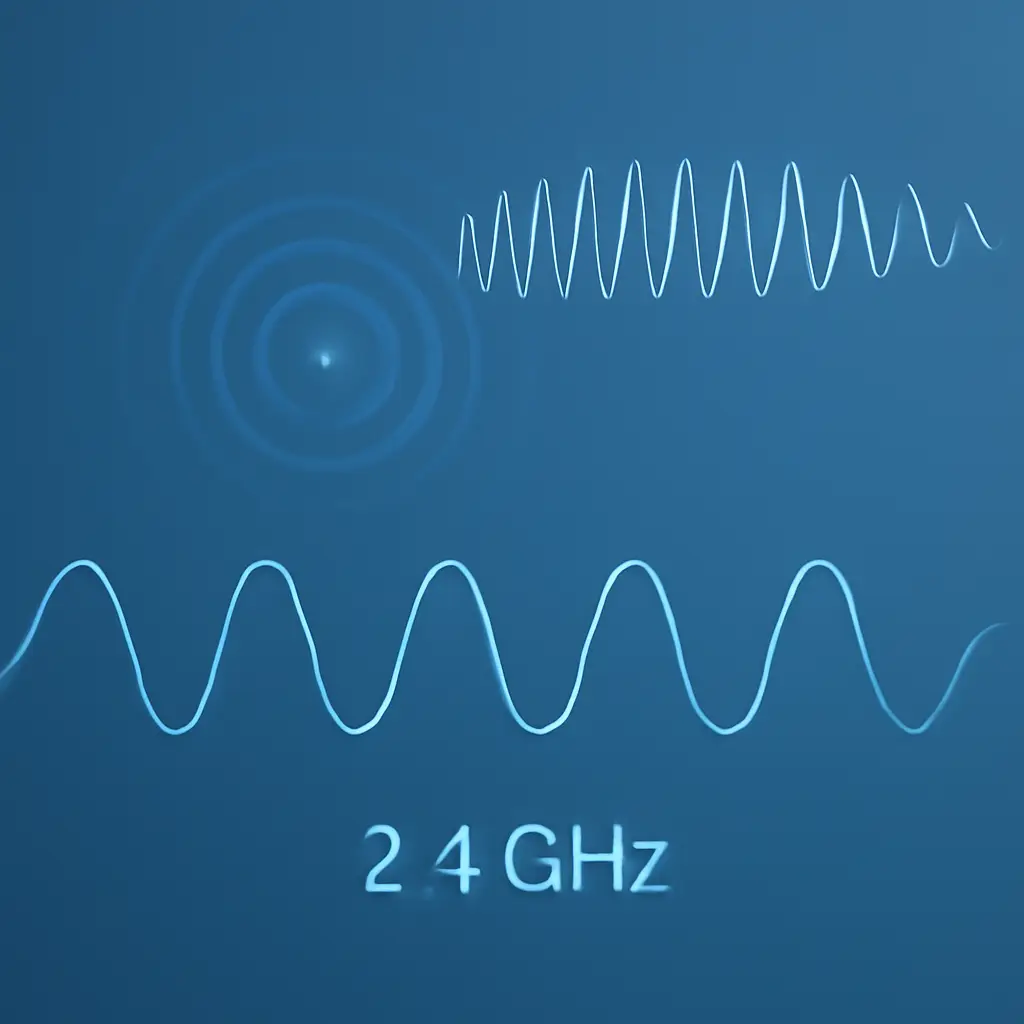 24ghz vs 5ghz vs 6ghz - 2.4 GHz: de veteraan