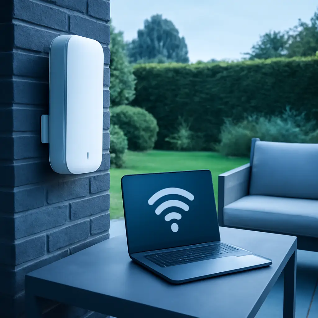 Buitenwifi internet tuin terras - Hoeveel bereik heb je buiten?
