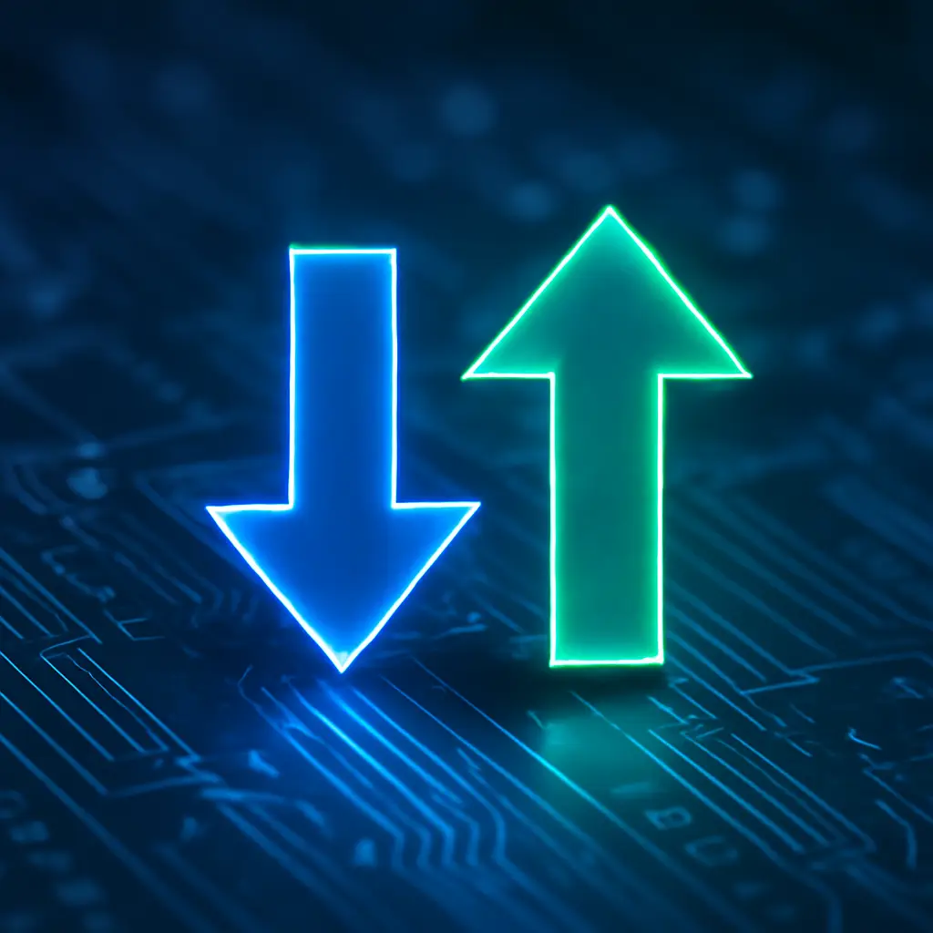 Download vs upload snelheid - Download en upload: twee richtingen, twee snelheden