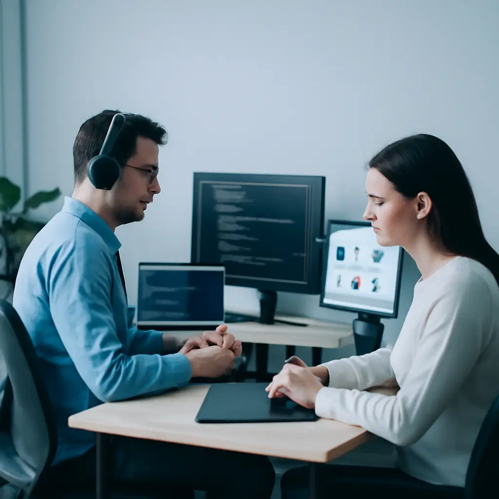 Twee mensen thuiswerken tips - Het probleem: dubbele belasting