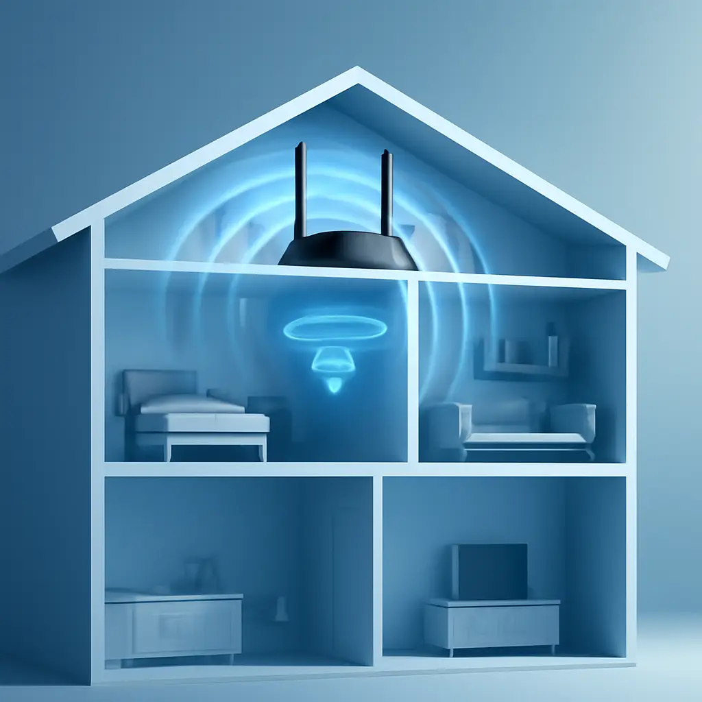 Wifi signaal versterken tips - 2. Zet je router hoger